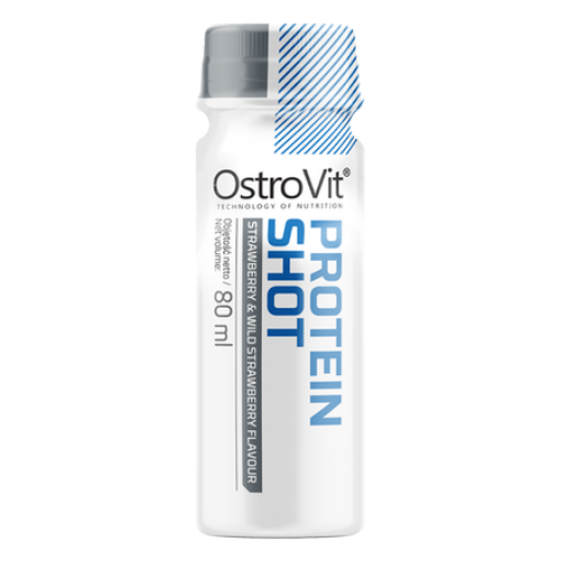 Obrazek OstroVit Strzał Białkowy - 80 ml Truskawka