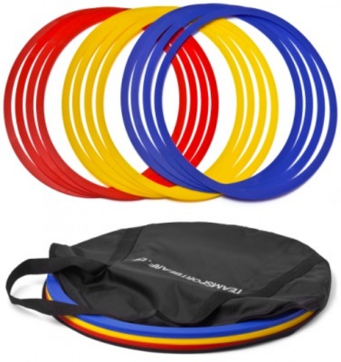 Obrazek Zestaw 12 obręczy z pokrowcem 40cm