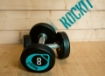 Obrazek Zestaw 2 okrągłych hantli 8 kg - ROCKIT