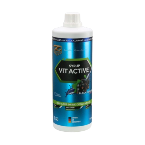 Obrazek SYROP VITACTIVE + L-KARNITYNA - 1000ML JAGODY