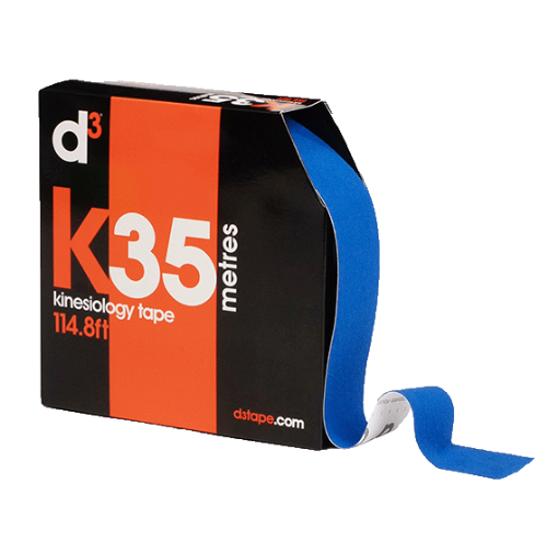 Obrazek K35 Taśma Kinezjologiczna Królewski Niebieski 5cm x 35m - d3Tape