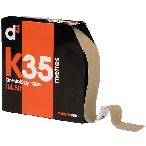 Obrazek K35 Taśma Kinezjologiczna Beżowa 5cm x 35m - d3Tape