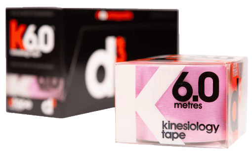 Obrazek K6.0 Taśma Kinezjologiczna Różowy Candy 5cm x 6m - d3Tape