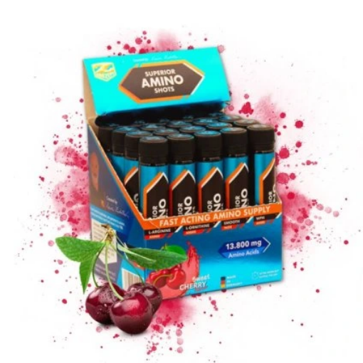 Obrazek SUPERIOR AMINO SHOTS - 20X25ML KZ