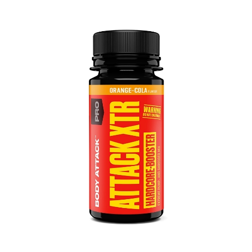 Obrazek ATTACK SHOTS XTR 20 x 60ml - Pomarańcza/Cola