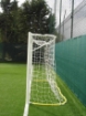 Obrazek Poarta futsal otel 3x2 m, montata in manșoane, cu suporturi sudate si lant pentru plasa