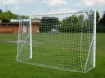 Obrazek Poarta Futsal Aluminiu 3x2 m, independenta, cu colturi sudate si suporturi rabatabile pentru plasa