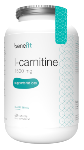 Obrazek L-Carnitina 1500mg - 60 Tablete Benefit
