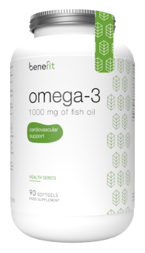 Obrazek Omega 3 Ulei de Peste 1000mg - 90 Caps Benefit