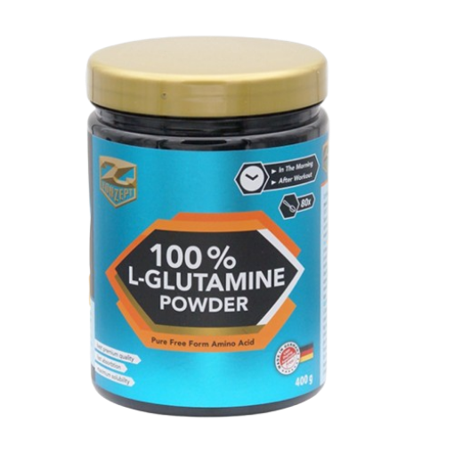 Obrazek PROSZEK 100% L-GLUTAMINA - 400G Z-KONZEPT