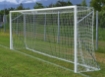 Obrazek Przenośna aluminiowa bramka piłkarska 6 × 2 m — Ø80 mm z siatką w zestawie — VI 6033